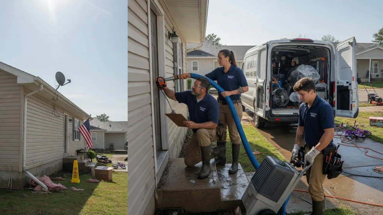 Ceiling Water Damage Restoration in Evanston, IN near me